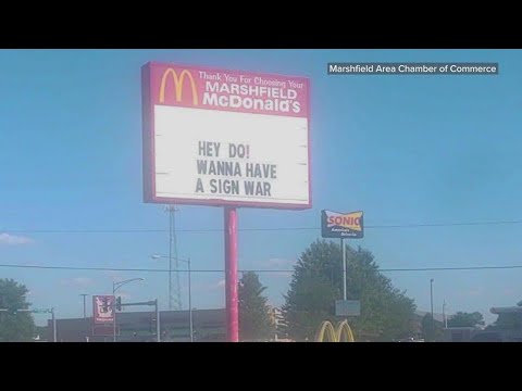 Missouri businesses holding hilarious sign war