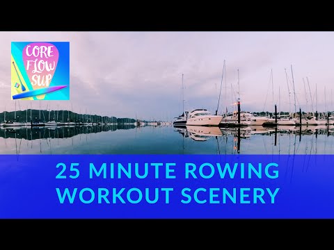 25 Minute Indoor Rowing Workout Scenery Front POV