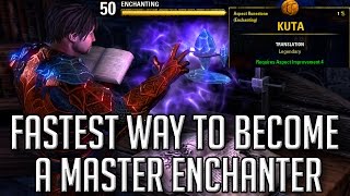 FASTEST way to LEVEL UP ENCHANTING in ESO! (Elder Scrolls Online tips for PC, Xbox One, and PS4)