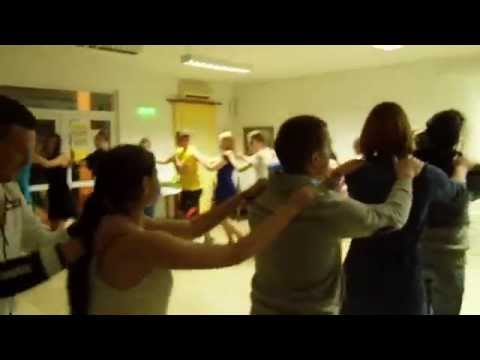 Genoveva (Žoržs Siksna) dance at youth exchange "A Volunteer. To be or not to be?" in Greece