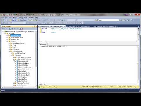 Sql Server User Defined Function Example Part 1