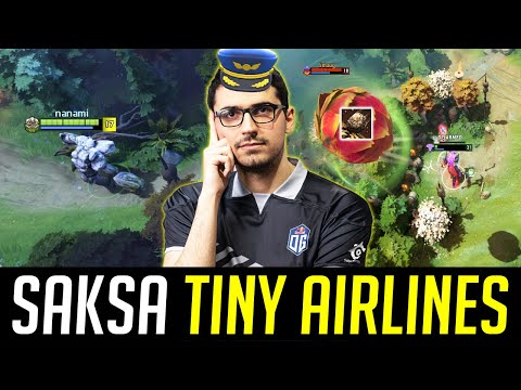 Saksa TINY AIRLINES but it's CARRY! DOTA 2