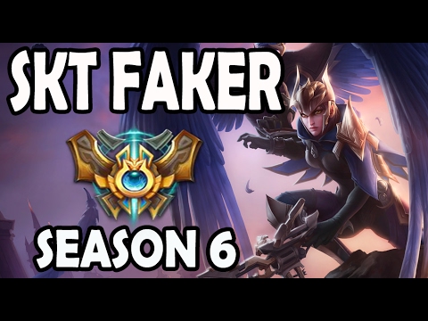 SKT T1 Faker Quinn vs Gangplank MID Ranked Challenger Korea