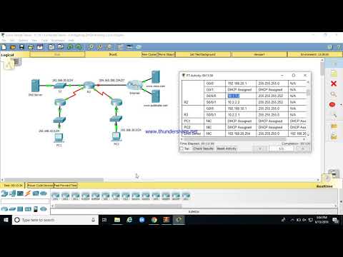 8.1.3.3 Packet Tracer - Configuring DHCPv4 Using Cisco IOS