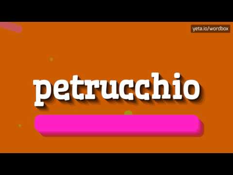 PETRUCCHIO - HOW TO PRONOUNCE IT!?