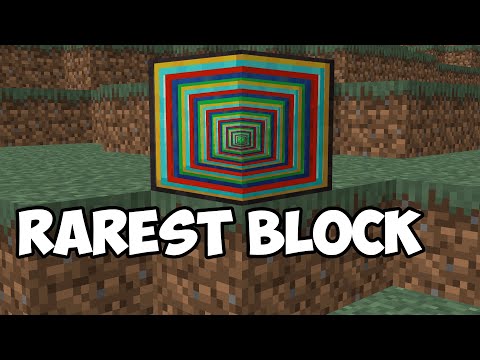 The Rarest Block in Minecraft (current)