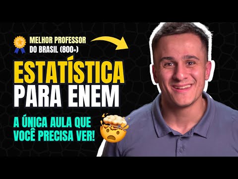 (GRÁTIS) AULÃO completo de ESTATÍSTICA ENEM