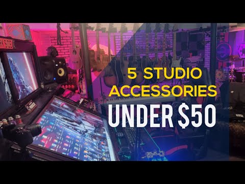 Music Gear UNDER $50 | MUST have Home Studio Accessories
