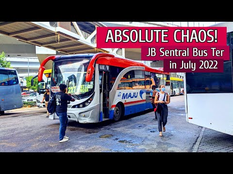 CAOS ABSOLUTO! | JB Sentral Bus Spotting em julho de 2022