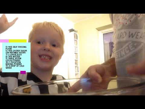 Join in the fun... Eoin makes chocolate cup cakes with icing and toppings