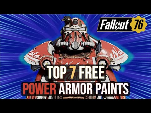 7 FREE Power Armor Paint Plans Fallout 76