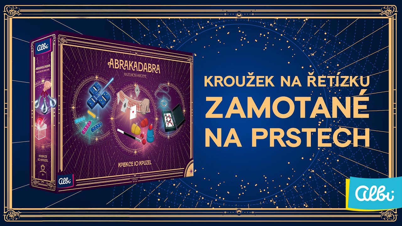 Kouzelnická akademie - Kroužek na řetízku (zamotané na prstech) - videonávod