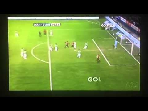 Osasuna 1- Athletic Bilbao 0. Min 8.