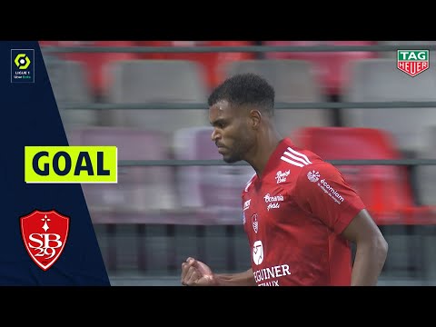 Goal Steve MOUNIE (77' - STADE BRESTOIS 29) STADE BRESTOIS 29 - STADE DE REIMS (2-1) 20/21