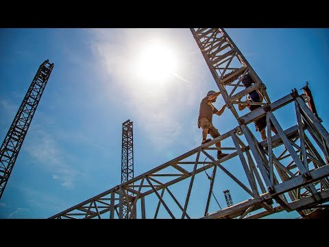 Hessentag 2017 - Opel Parkplatz wird zur Hessentagsarena | Timelapse