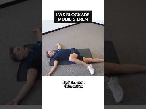 LWS Mobilisations Übung #lwsblockade #rückenschmerzen #Lendenwirbelsäule