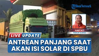 Bom Waktu Solar Langka Nyaris Sebulan di Sumsel, Sopir Lelah Menanti Pengisian Berjam-jam