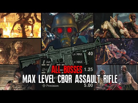 RESIDENT EVIL 4 REMAKE - HUNK GAMEPLAY | MAX LEVEL CBQR AR vs ALL BOSSES | PROFESSIONAL MODE [4K60]