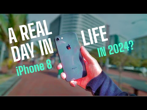 USING The iPhone 8 in 2024! - A Real Day In The Life (As a Uni Student + Content Creator)