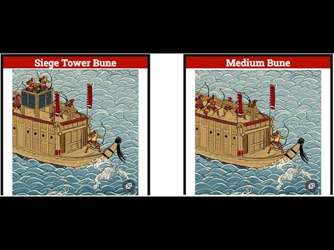 Total War: SHOGUN 2 1vs1: Siege Tower Bune vs Medium Bune