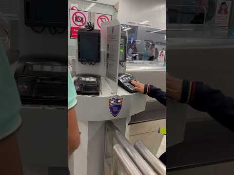 Checking in process part five Fingerprint legal requirement. Information video.