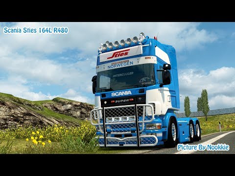Euro Truck Simulator 2 # Scania Sties 164L 480 V8 (แต่งรถกันเถอะ # 36 )