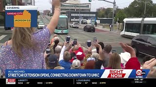 Kansas City celebrates grand opening of streetcar's Main Street Extension