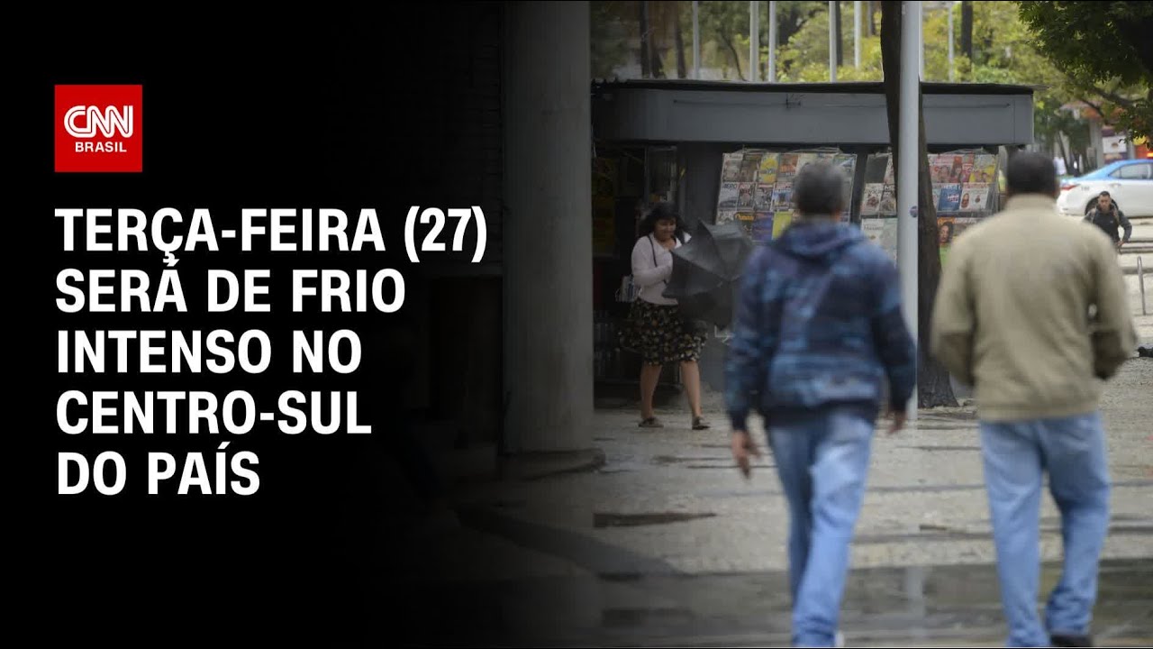 Terça-feira (27) será de frio intenso no Centro-Sul do país | CNN PRIME TIME