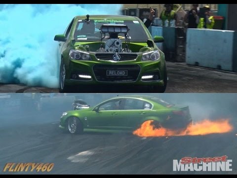 RELOAD - HUGE TYRE FIRE AT SUMMERNATS 29