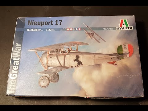 Italeri 1/32 Nieuport 17, Part 1 - Engine and Prop
