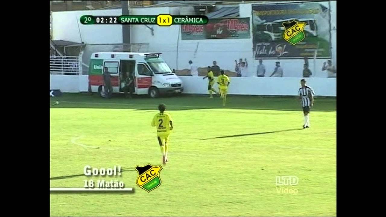 Santa Cruz 1x2 Cerâmica - Gauchão 20/01/2013
