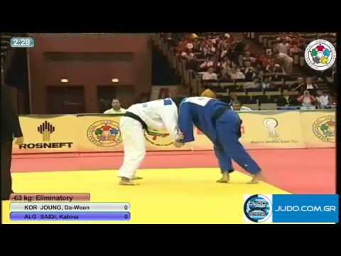 Judo Grand Prix Abu Dhabi 2011 -63kg JOUNG Da-Woon (KOR)-SAIDI (ALG)