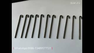 India Customized High Precision 2D CNC Wire Hook Bending with Double End Chamfering Machine Training