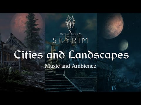 Skyrim Ambience - Riverwood/Whiterun/Solitude (The Elder Scrolls V: Skyrim OST) Live 24/7