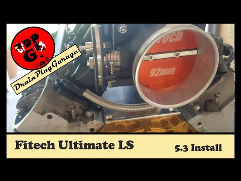 Fitech Ultimate LS. Junkyard 5.3 build. fitech install. LS swap