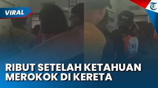 Tak Terima saat Ditegur Merokok di Kereta, Penumpang Ini Malah Ribut dengan Petugas KA Lokal Garut