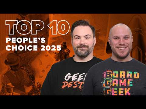 BGG People's Choice Top 10 Games of 2025