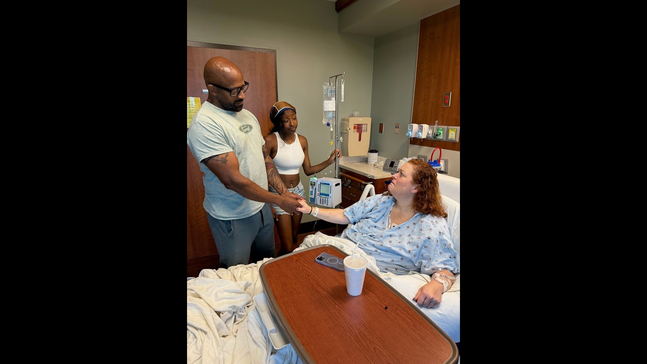 Bethany gets emotional when Larry and Brooke show up to hospital