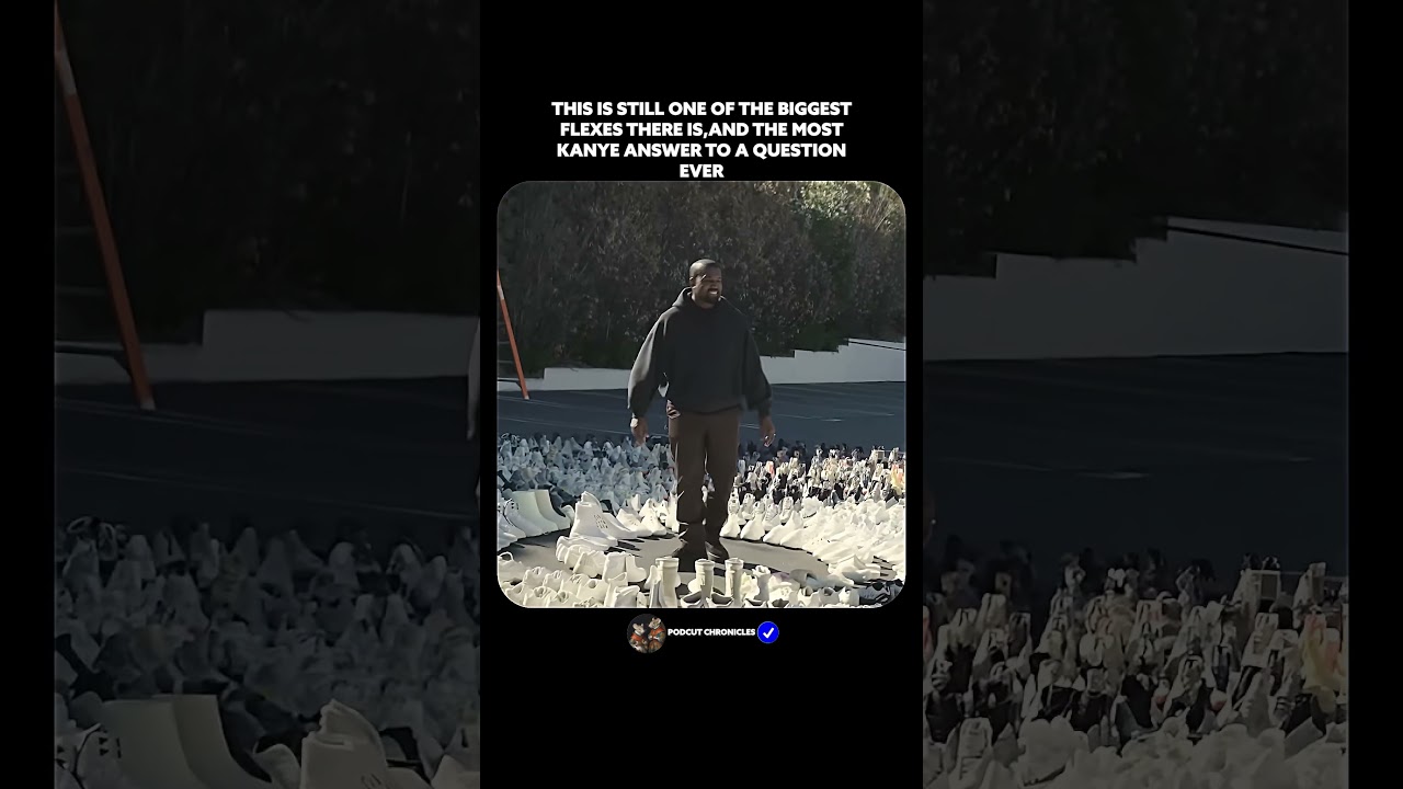 This is still one of the biggest Kanye flexes ever 🔥