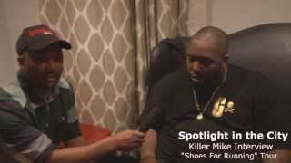 Big Boi Shoes For Running Tour (Athens, Ga.) Killer Mike interview on Spotlight in the City