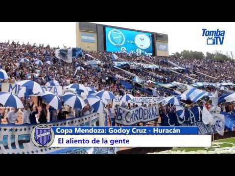 "El aliento de la gente vs. Huracán" Barra: La Banda del Expreso &bull; Club: Godoy Cruz