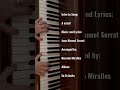 A Usted. Song by Joan Manuel Serrat. Arranged by R. Miralles Álbum: En Transito