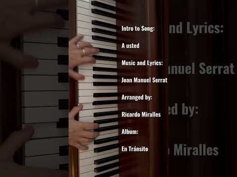 A Usted - Joan Manuel Serrat