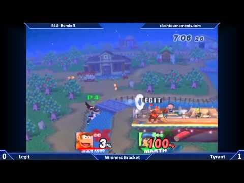 E4U Remix 3 - Tyrant vs Legit - SSBB
