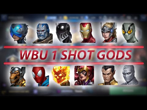 Listed Top WBU 1 Shot Characters | Marvel Future Fight |