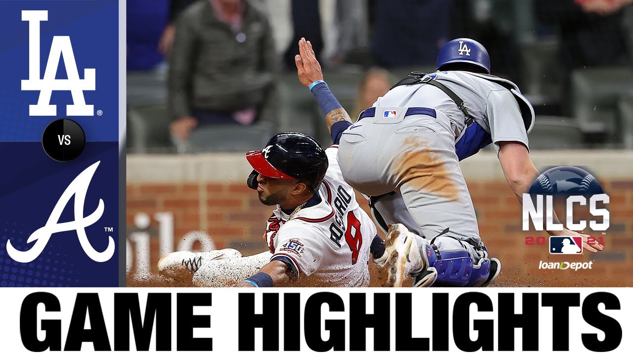 Dodgers vs. Braves NLCS Game 2 Highlights (10/17/21) | MLB Highlights - YouTube