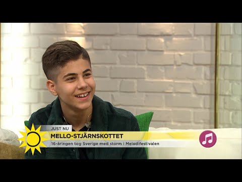 Bishara yngst i mellofinalen på lördag: ”Det är helt sjukt alltså” - Nyhetsmorgon (TV4)