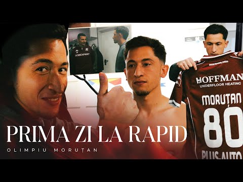 Olimpiu Moruțan 🎥 Arrival, medical check-up and first meeting with the team | Inside Rapid
