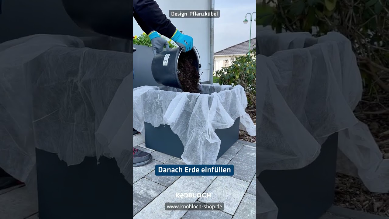 Pflanzkübel | DP1045 | Anthrazit | Outdoor Video