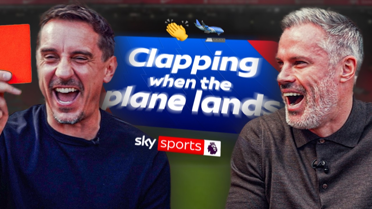 "It should NOT be allowed!" 🤣 Gary Neville & Jamie Carragher play Red Card, Yellow Card, Play On!